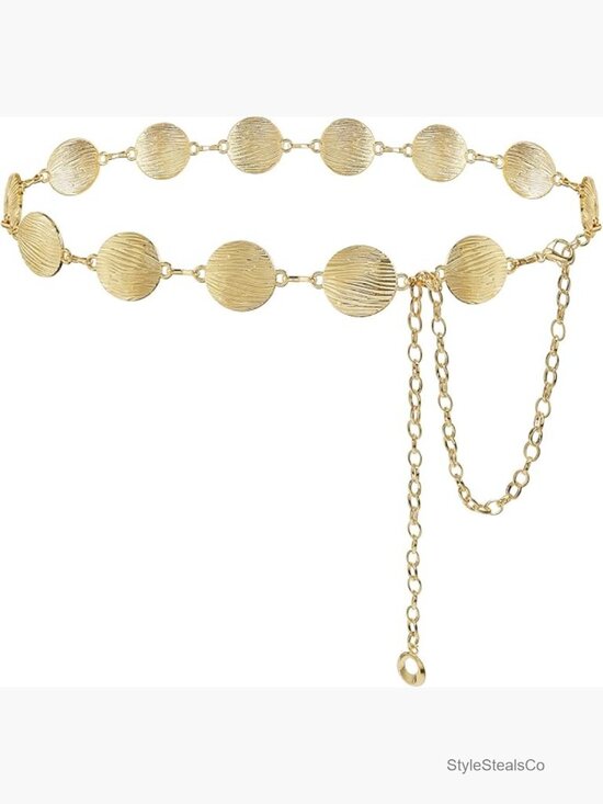 Accessories - Adjustable Boho Metal Waist Chain Belt for Dresses